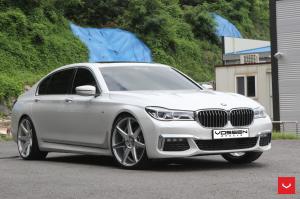 BMW 740Li xDrive on Vossen Wheels (CV7) 2017 года